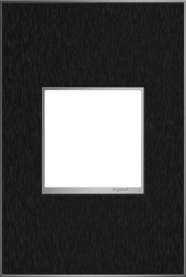 Legrand - AWM1G2BLS4 - adorne - One-Gang Screwless Wall Plate - Black Stainless