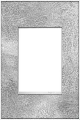 Legrand - AWM1G3SP4 - adorne - One-Gang-Plus Screwless Wall Plate - Spiraled Stainless