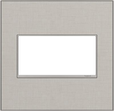 Legrand - AWM2GTL4 - adorne - Two-Gang Screwless Wall Plate - True Linen