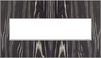 Legrand - AWM4GMA4 - adorne - Four-Gang Screwless Wall Plate - Macassar
