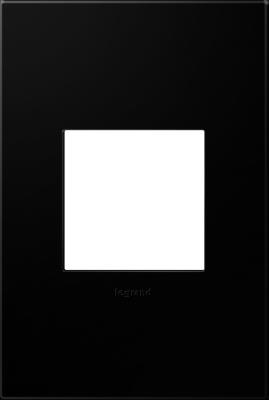 Legrand - AWP1G2NK4 - adorne - One-Gang Screwless Wall Plate - Black Ink