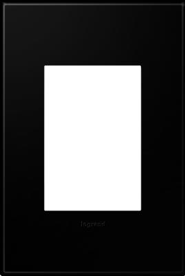 Legrand - AWP1G3NK4 - adorne - One-Gang-Plus Screwless Wall Plate - Black Ink