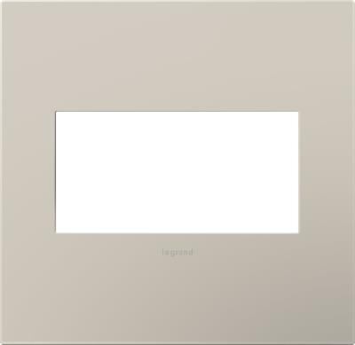 Legrand - AWP2GGG4 - adorne - Two-Gang Screwless Wall Plate - Greige
