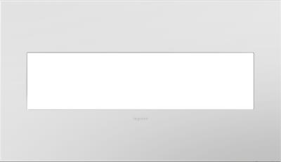 Legrand - AWP4GPW4 - adorne - Four-Gang Screwless Wall Plate with Microban - Powder White