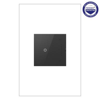 Legrand - ADTH4FBL3PG4 - adorne - 0-10V Touch Dimmer with Microban - Graphite