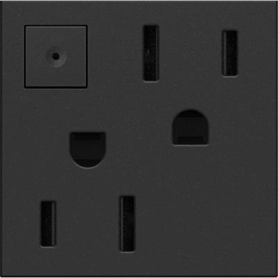 Legrand - ARPS152G4 - adorne - 15A Energy-Saving On/Off Outlet - Graphite