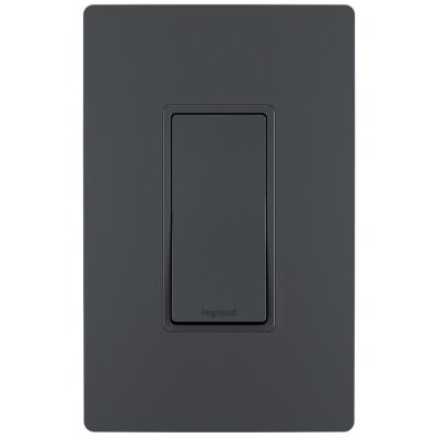 Legrand - TM870GCC10 - radiant - 15A Single-Pole Switch - Graphite