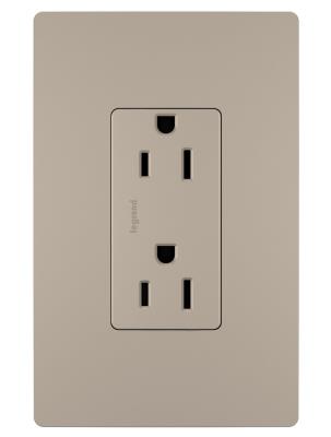 Legrand - 885TRNICC12 - radiant - Tamper-Resistant Outlet - Nickel