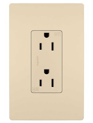 Legrand - 885TRWRI - radiant - Outdoor Outlet - Ivory