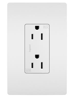 Legrand - 885TRWRW - radiant - Outdoor Outlet - White