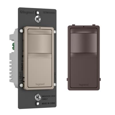 Legrand - RRW600UBCCCV4 - radiant - Single Pole 3-Way Occupancy Sensor - Dark Bronze