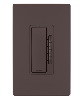 Legrand - RT2DBCCV4 - radiant - 4-Button Digital Timer - Dark Bronze