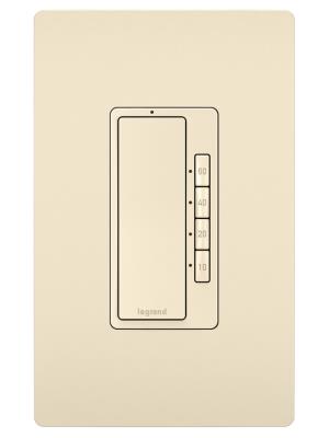 Legrand - RT2LA - radiant - 4-Button Digital Timer - Light Almond