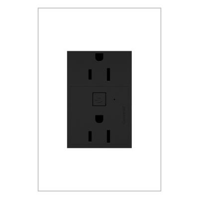 Legrand - WNAR153G1 - adorne - 15A Smart Outlet with Netatmo Plus-Size - Graphite