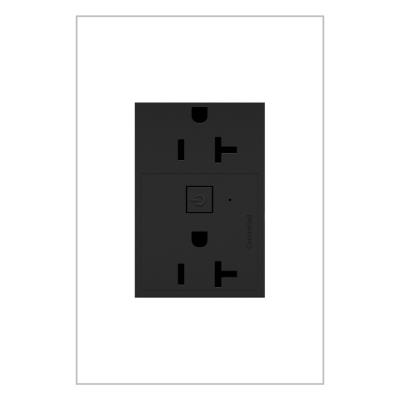 Legrand - WNAR203G1 - adorne - 20A Smart Outlet with Netatmo, Plus-Size - Graphite