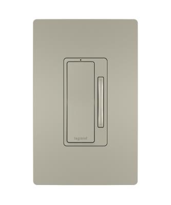 Legrand - WNRL63NI - radiant - Wireless Remote Smart Dimmer, with Netatmo - Nickel
