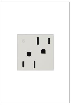 Legrand - ARCD152W10 - adorne - 15A Tamper-Resistant Dual-Controlled Outlet - White