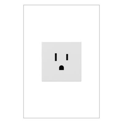 Legrand - ARTR151W10 - adorne - 15A Single Tamper-Resistant Outlet - White