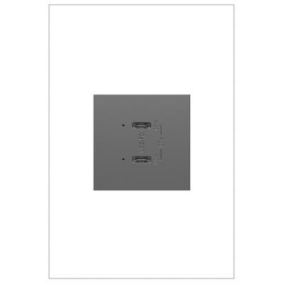 Legrand - ARUSB30PDM4 - adorne - Ultra-Fast Plus Power Delivery USB Type-C/C Outlet Module - Magnesium