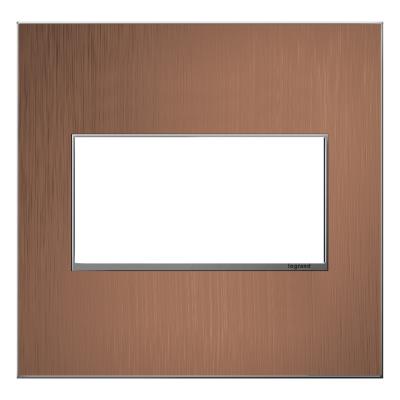 Legrand - AWM2GCU4 - adorne - Two-Gang Screwless Wall Plate - Copper