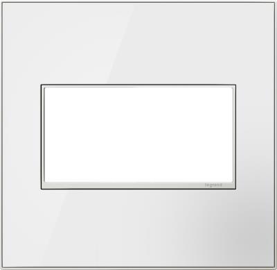 Legrand - AWM2GMWW4 - adorne - Two-Gang Wall Plate - Mirror White