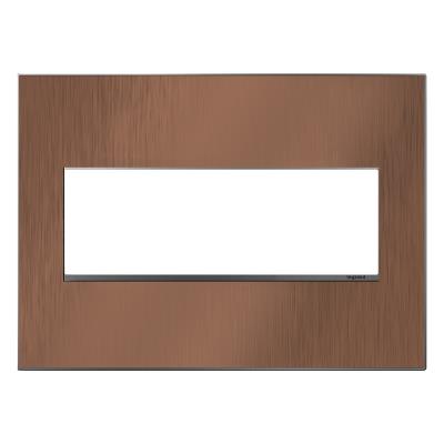 Legrand - AWM3GCU4 - adorne - Three-Gang Screwless Wall Plate - Copper