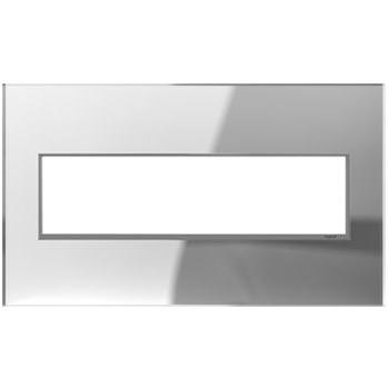 Legrand - AWM4GMR1 - adorne - Four-Gang Screwless Wall Plate - Mirror
