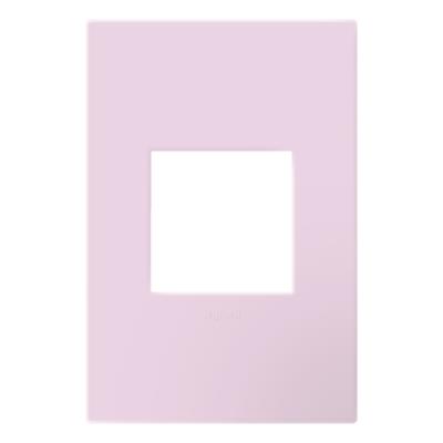 Legrand - AWP1G2RA - adorne - One-Gang-Plus Screwless Wall Plate with Microban - Rosa
