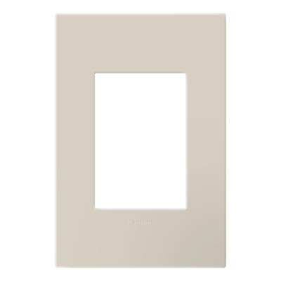 Legrand - AWP1G3OM - adorne - One-Gang Screwless Wall Plate with Microban - Oatmeal