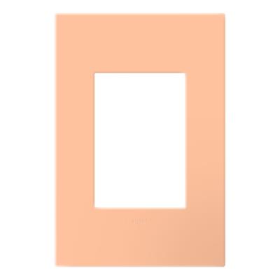 Legrand - AWP1G3PY - adorne - One-Gang Screwless Wall Plate with Microban - Peachy