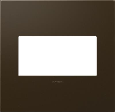 Legrand - AWP2GBR4 - adorne - Two-Gang Screwless Wall Plate - Bronze