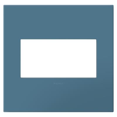 Legrand - AWP2GMY - adorne - Two-Gang Screwless Wall Plate with Microban - Mystic