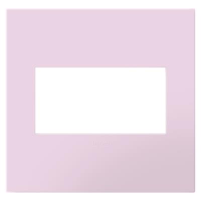 Legrand - AWP2GRA - adorne - Two-Gang Screwless Wall Plate with Microban - Rosa