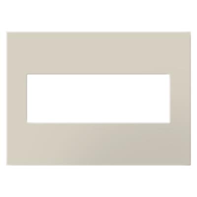 Legrand - AWP3GOM - adorne - Three-Gang Screwless Wall Plate with Microban - Oatmeal