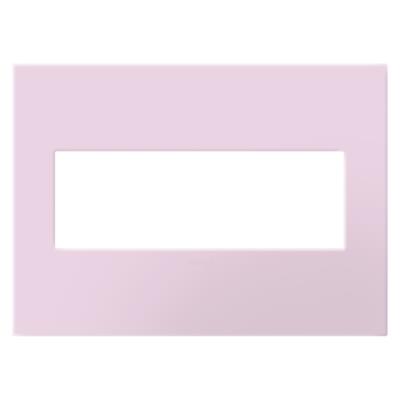 Legrand - AWP3GRA - adorne - Three-Gang Screwless Wall Plate with Microban - Rosa
