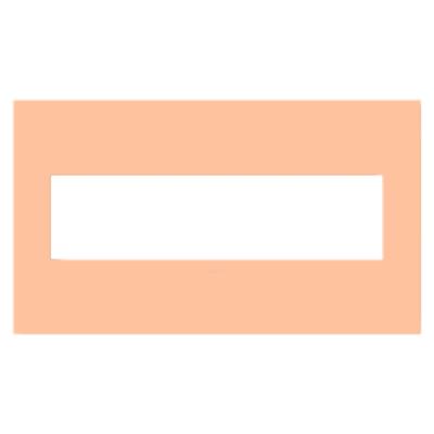 Legrand - AWP4GPY - adorne - Four-Gang Screwless Wall Plate with Microban - Peachy