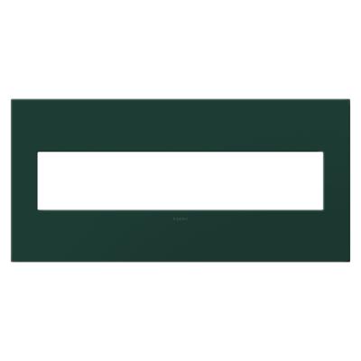 Legrand - AWP5GEG - adorne - Five-Gang Screwless Wall Plate with Microban - Evergreen