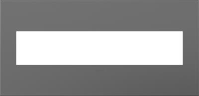 Legrand - AWP5GMG1 - adorne - Five-Gang Screwless Wall Plate with Microban - Magnesium