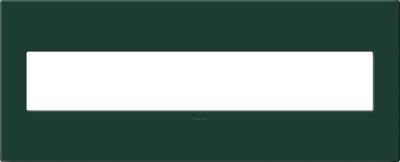 Legrand - AWP6GEG - adorne - Six-Gang Screwless Wall Plate with Microban - Evergreen