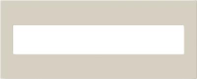 Legrand - AWP6GOM - adorne - Six-Gang Screwless Wall Plate with Microban - Oatmeal