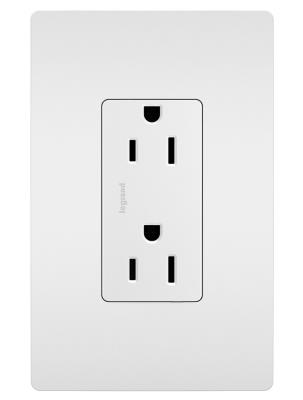Legrand - 885TRW - radiant - Tamper-Resistant Outlet - White