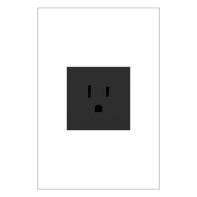 Legrand - ARTR151G10 - adorne - 15A Single Tamper-Resistant Outlet - Graphite