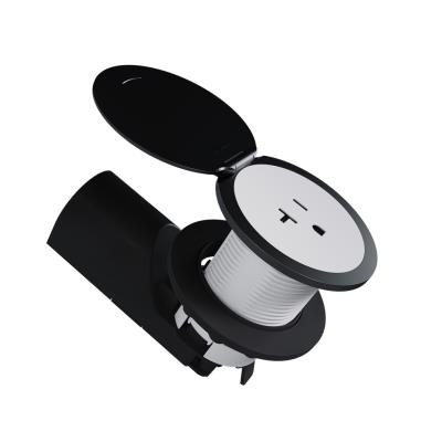 Legrand - CP498LBK - radiant - Kitchen Countertop Outlet Lid BK - Black