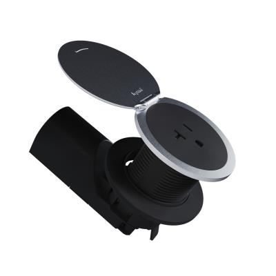 Legrand - CP498LSS - radiant - Kitchen Countertop Outlet Lid SS - Stainless Steel