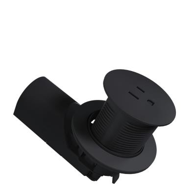 Legrand - CP498TR15BK - radiant - Single Kitchen Countertop Outlet TR 15A 125V - Black
