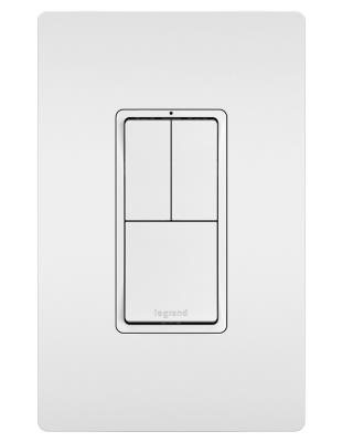 Legrand - RCD113W - radiant - Two Single-Pole Switches and Single Pole/3-Way Switch - White