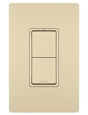 Legrand - RCD11I - radiant - Two Single-Pole Switches - Ivory