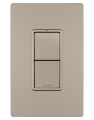 Legrand - RCD33NICC6 - radiant - Two Single Pole/3-Way Switches - Nickel