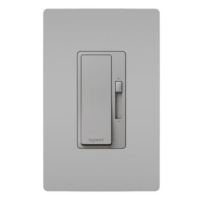 Legrand - RHL153PGRY - radiant - LED Advanced 150W Single Pole/3-Way Dimmer - Gray