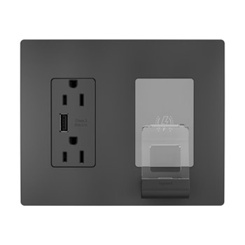 Legrand - RWC826USBBKCCV2 - radiant - Wireless Charger - Black